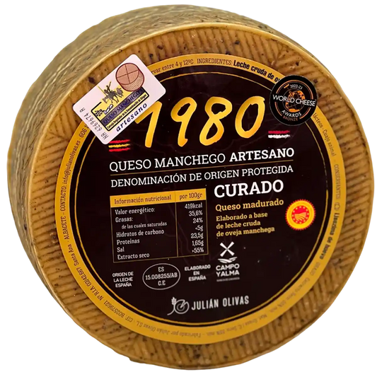 Queso Manchego 1980 Curado (D.O)