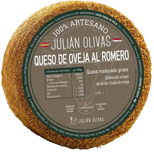 Queso de Oveja al Romero Julián Olivas