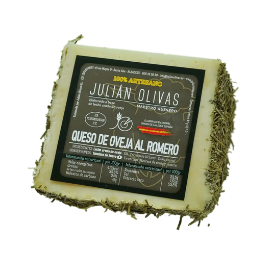 Cuña de Queso de Oveja al Romero Julián Olivas